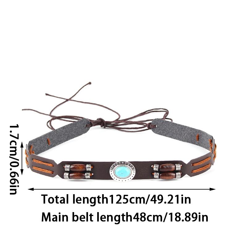 Men Women Hat Belts Braid Hat Bands Adjustable Cowboy Hat Accessories Classic Cowboy Hat Bands