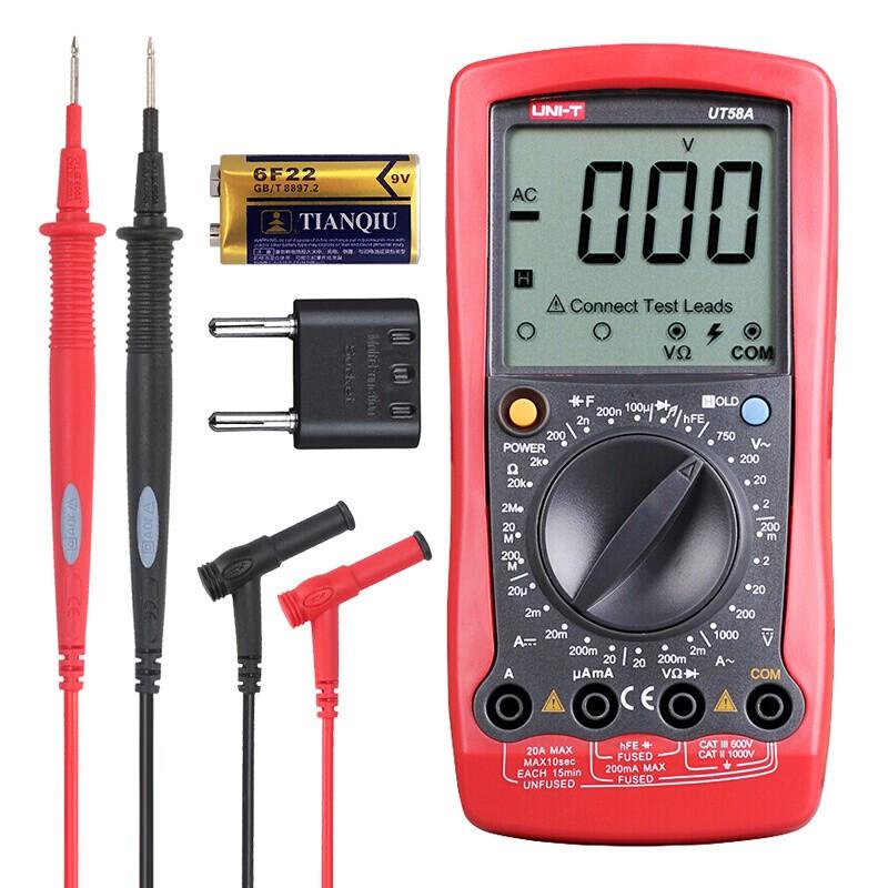 UNI-T UT58A Large Screen Digital Multimeter (CN version)