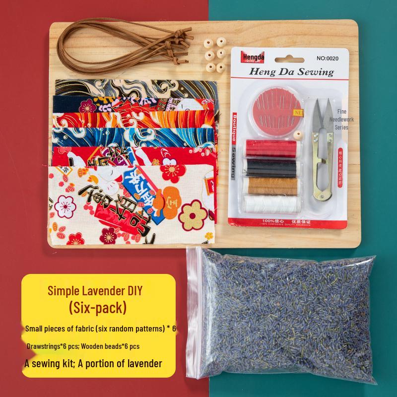 Handmade Dragon Boat Festival Sachets: Lavender & Mugwort Mosquito Repellent in Ancient Hanfu Style for Kids