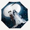 1PC Moonlight Corpse-bride Umbrella-8-Rib Reinforced, Automatic Open, Lightweight & Durable, Cute Fashion Accessory for Outdoor, D2649