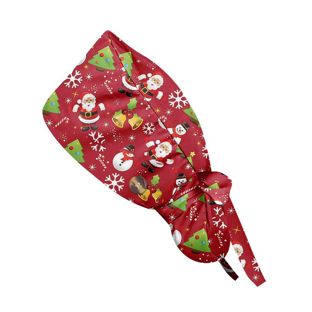 Модная рождественская рабочая кепка с принтом, повседневная женская кепка с хвостиком, кепка с повязкой, кепка Baotou