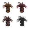 Hair Claw Clip-On Feather Wig Natural Appearance Hair Clip Lightweight Material Non-Slip Grips Bun Clip