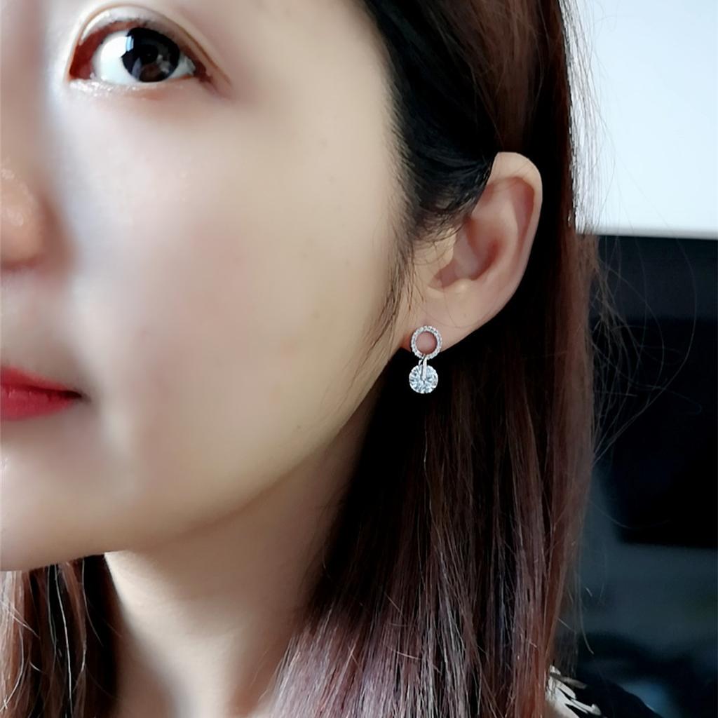 Изящная игла для ушей, маленькая сережка-гвоздик, супер сверкающий циркон, темперамент, простые, подходящие друг другу серьги, женские корейские украшения с бриллиантами
