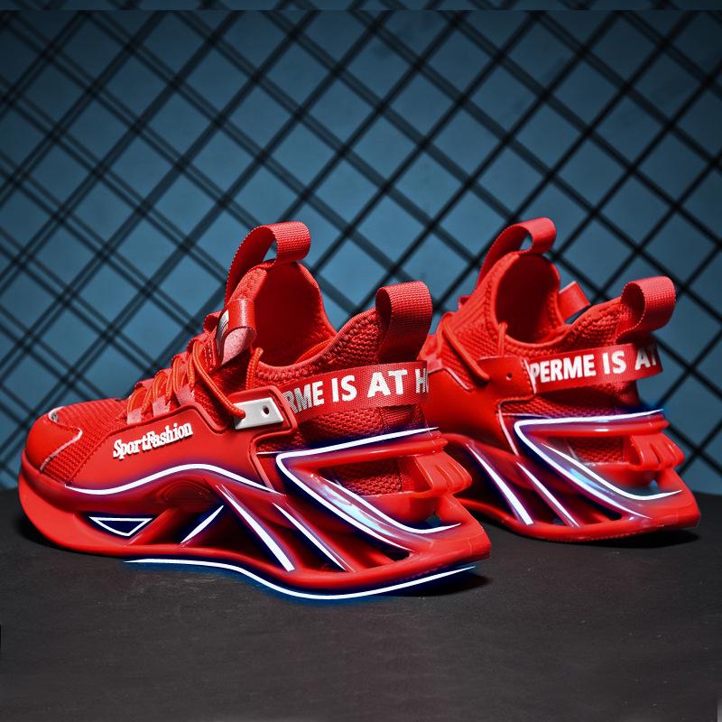 Men's Shock-Absorbing Blade Sneakers - Breathable Running Shoes for Spring & Autumn