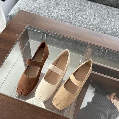 Ретро туфли-лодочки с мелким вырезом женские весенне-осенние универсальные для работы, мягкая подошва, удобная плоская подошва, туфли для бабушек