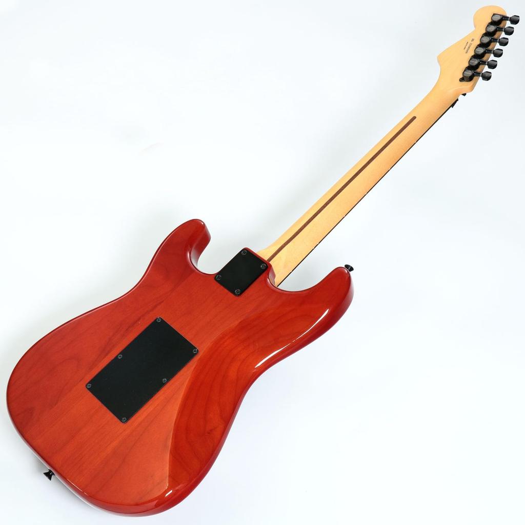 Fender /ISHIBASHI FSR MIJ Hybrid II Stratocaster HSS Koa Top Black Hardware