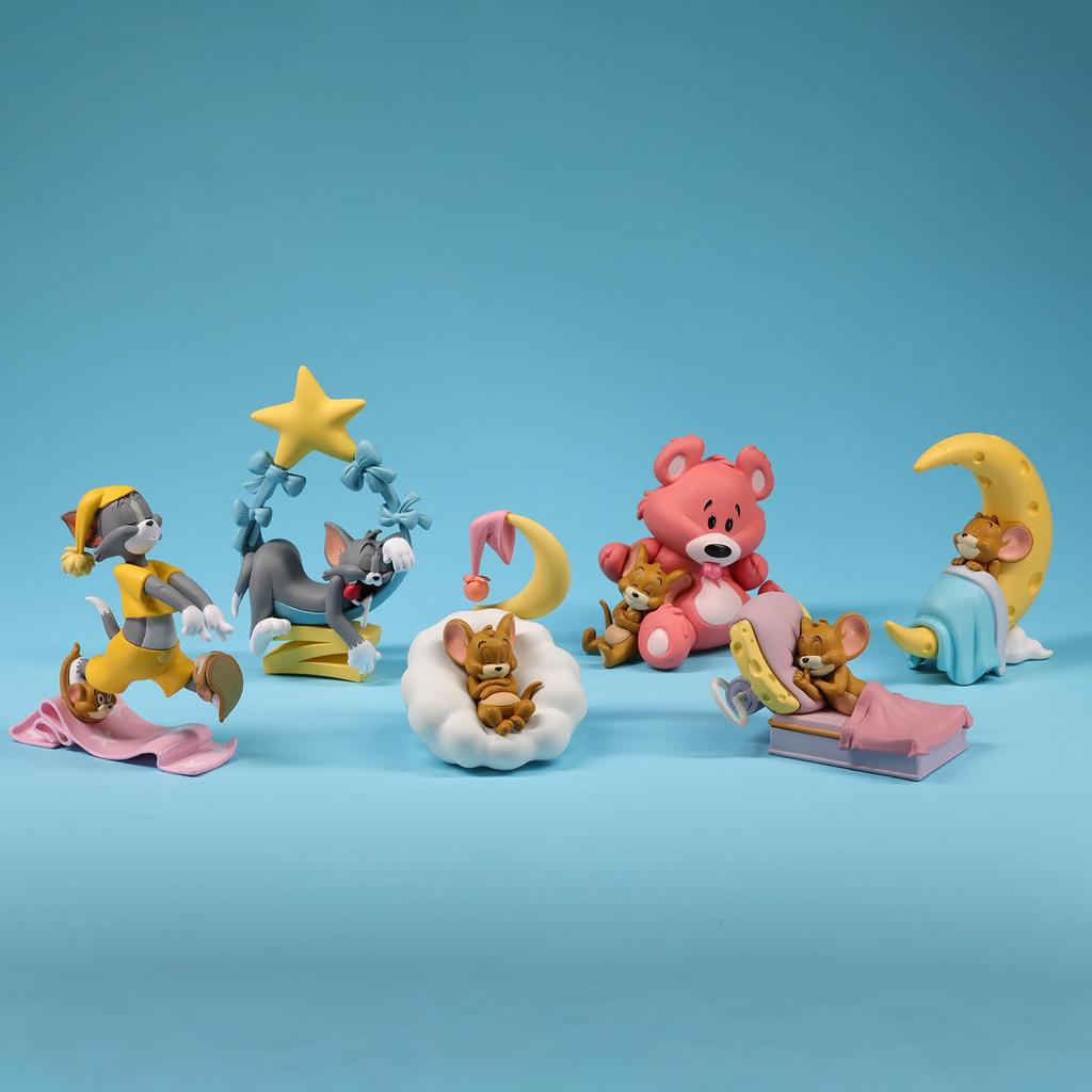 52TOYS x TOM and JERRY Серия Том и Джерри Blind Box Торговая Коллекционная Фигурка Раскрашенная Фигурка Gacha Gacha Украшение для Рабочего Стола Кукла Игрушка Идеальный Подарок