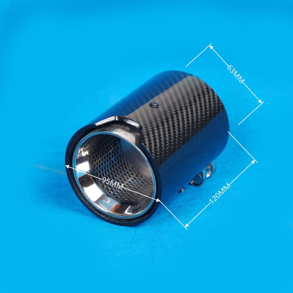 Модификация выхлопной насадки BMW M2/M3/M4 Титан Черный и Синий Углеволокно