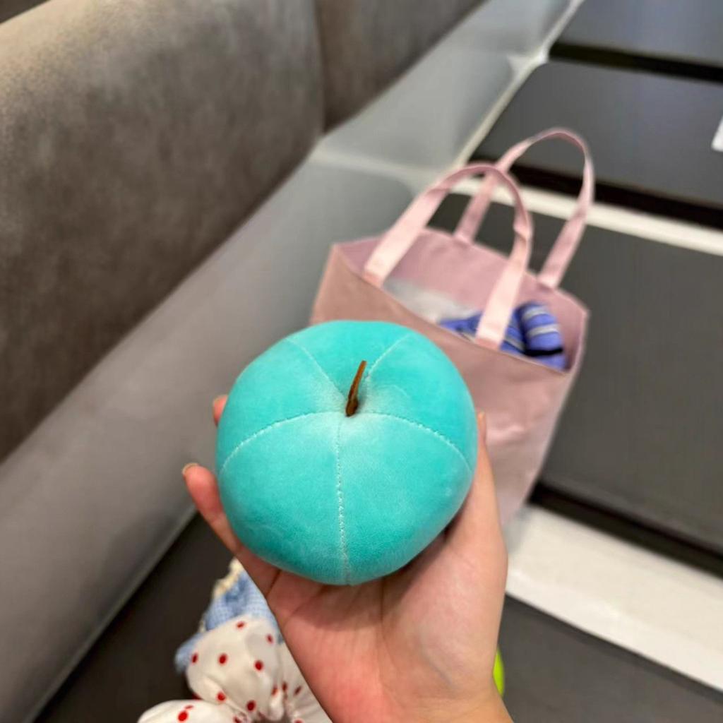 Милая плюшевая игрушка-антистресс в виде яблока, лечебная кукла-компаньон для стола, подарок на день рождения для пары, день рождения 520
