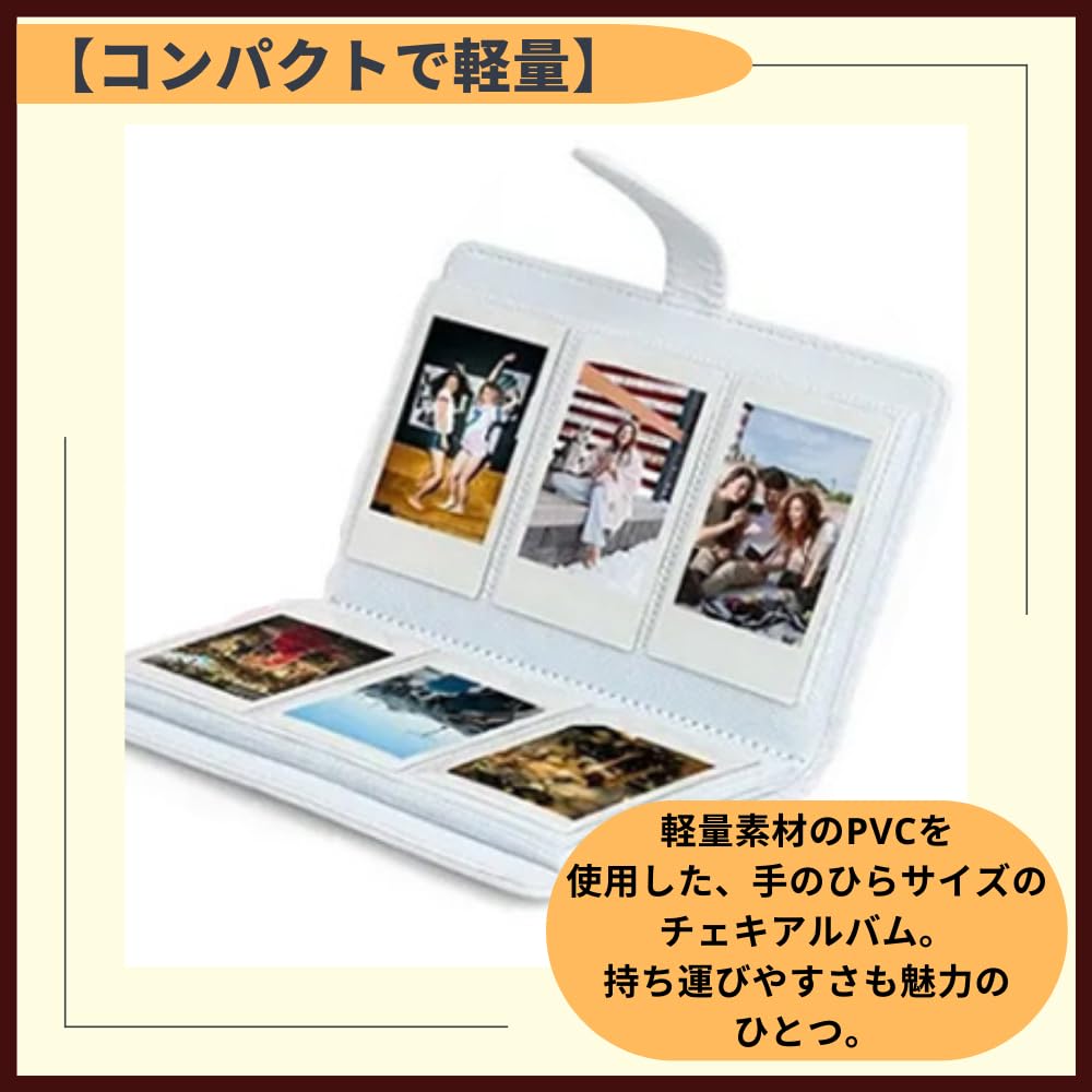 Ideamall Instax Instax Instax Instax Большой Вмещает 108 фотографий Альбом, Книга, Держатель, Альбом, Вместимость, (белый)