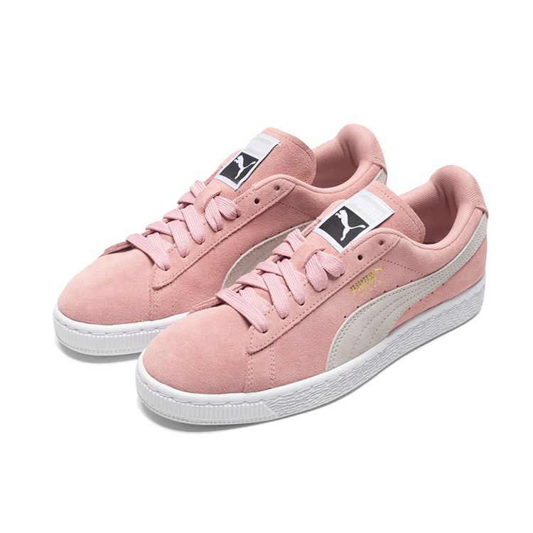 Puma Замшевые женские кроссовки Classic Bridal Rose Розовый Серо-Фиолетовый 355462-91