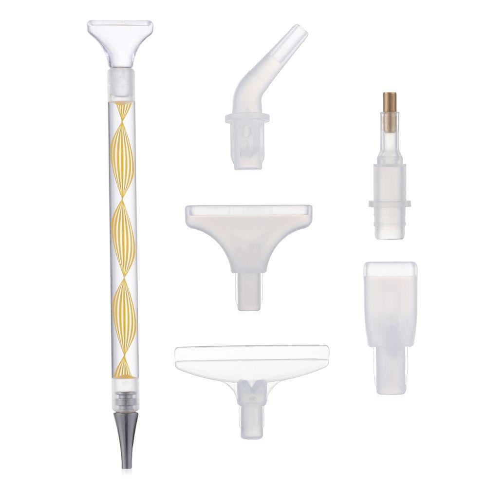 Cross Stitch Resin Pen Alloy Replacement Pen Heads Point Drill Pen Resin Diamond Painting Pen