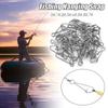 Tackle High Quality Stainless Steel Fishing Hanging Snap Fast Clip Lock Connector Barrel Swivel