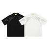 FlowStreet Y2K Polo Shirt Printed Mens Rock T-shirt Gothic Super Hip-Hop Button-Neck Shirt Punk Casual T-shirt Simple Stylish Couple Packs