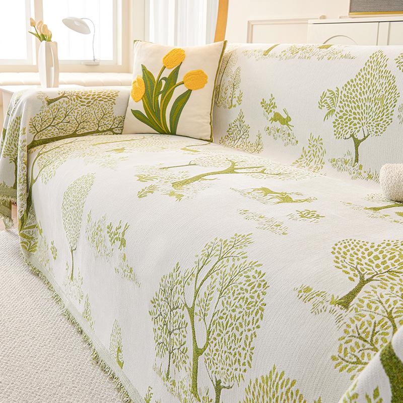 Чехол для дивана, новый чехол для дивана в пасторальном стиле на все времена года, подушка для дивана, полотенце для дивана с защитой от кошачьих царапин