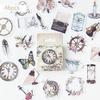 46pcs / Lot Vintage Gothic Decoration Paper Stickers DIY Daily Clippings Planner Kawaii Sticker Engo