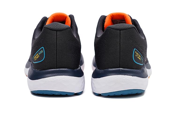 Мужские кроссовки New Balance Fresh Foam 680 V7 'Черный Оранжевый Синий'