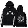Anime Jujutsu Kaisen Itadori Yuji Ryomen Sukuna Eyes Hoodie Autumn Winter Men Women Long Sleeve Pullover Sweatshirt
