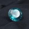 Natural Bluish Green Sapphire Round 24.80 Ct Beautiful Certified Loose Gemstone