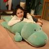 Soft Crocodile & Dinosaur Plush Body Pillow for Girls - Back Cushion & Leg-Clamping Sleeping Doll