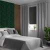 VELVI Bedspread 220x240cm - light gray with a geometric pattern