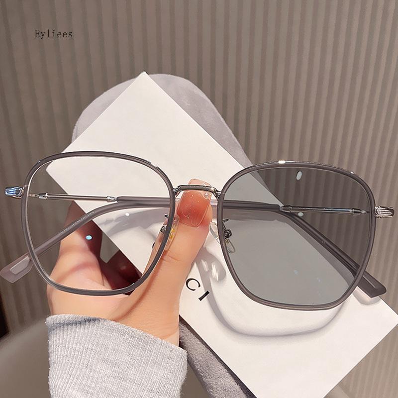 Уличные фотохромные солнцезащитные очки с защитой от ультрафиолета, модные модные очки без прицела, женские близорукие очки, диоптрии-4,0