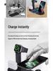 Hot-Selling Six-in-One Mobile Watch & Earphones Wireless Charger with Custom Logo