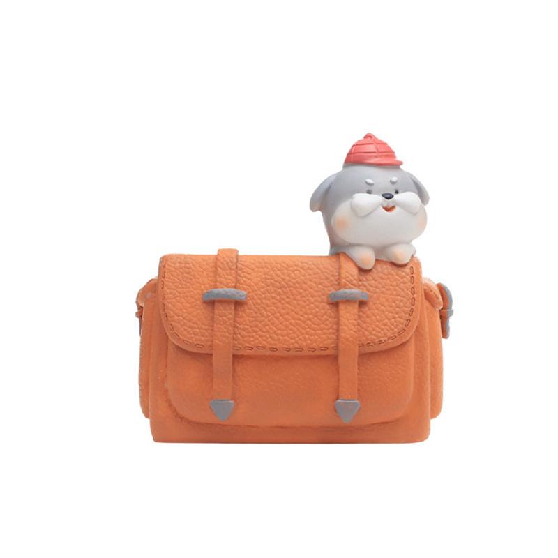 Мини-горшок из смолы для суккулентных растений, садовые статуэтки, рюкзак, цветочный горшок в виде кролика, держатель для ручек, формы из смолы, горшки