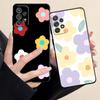 Мягкий чехол-бампер из ТПУ для Samsung Galaxy A53 A23 A71 A31 A51 A22 A13 A32 A21s A72 A33 A52 A14 A73 A52s A11 A12 A91 с цветочным принтом
