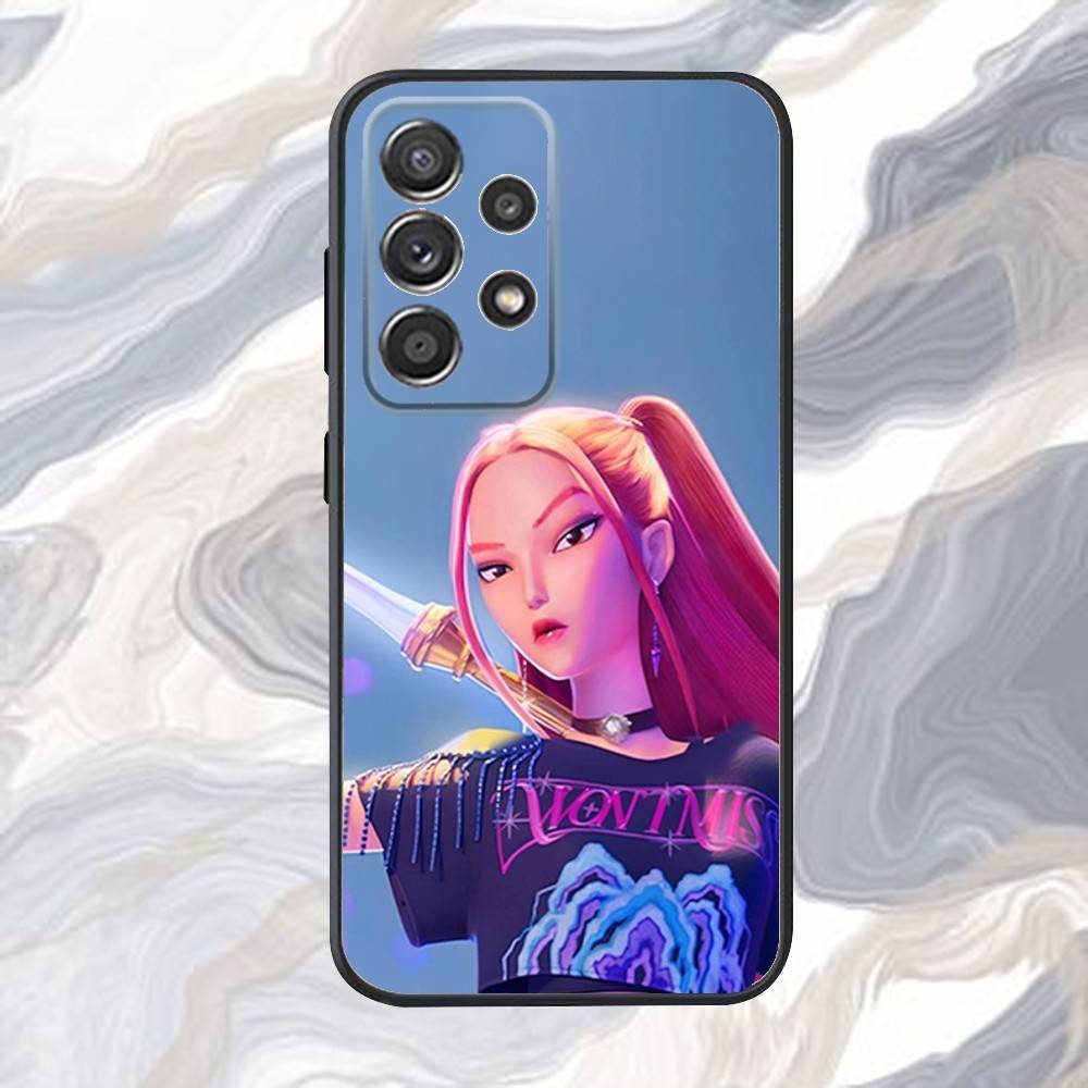 Чехол для телефона KPOP D-Demon-ns H-Hunters для Samsung S25, S24, S21, S22, S23, S30, Ultra, S20, Plus, Fe, Lite, Note, 10, 9, 5G Черный