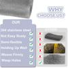3 meters - 15 meters  mesh fabric fill, stainlesss steel gaps blocker, easy to use, flexible and elastic hardware fabric DIY kit
