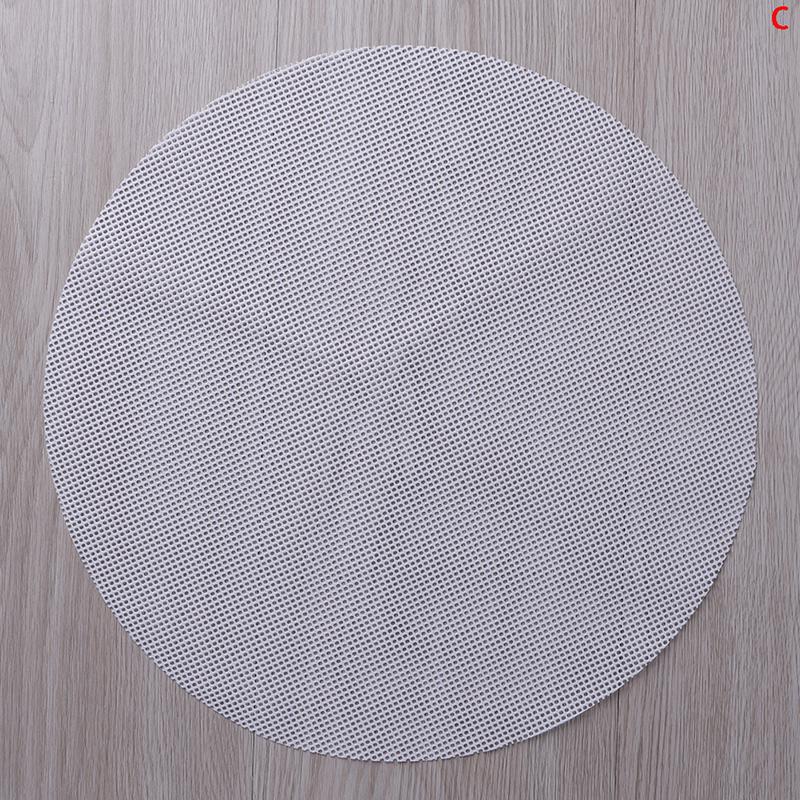 Round Non-Stick Silicone Mesh Cloth Baking Liners Steamer Pad Dumplings Buns Mat