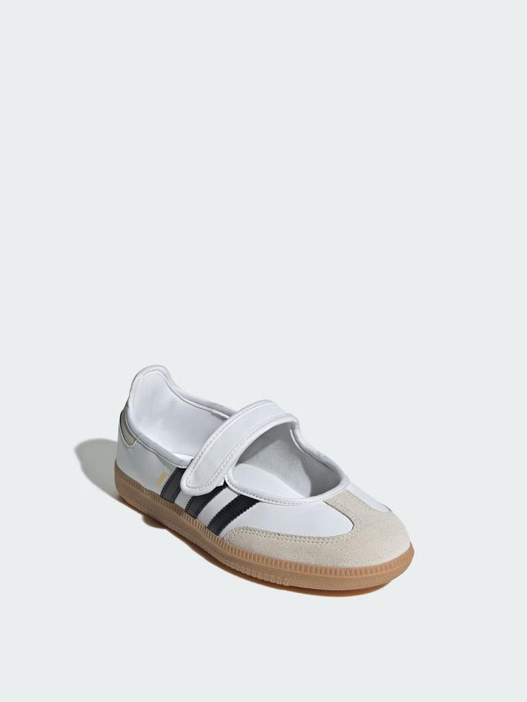 Adidas Ma Shi Chun's Identical T-shaped Shoes SAMBA JAN Sports Shoes - Adidas Three Leaf Clover JR1402