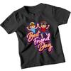 Boys And Girls Cartoon Best Friends Day T-Shirt Bestie Matching BFF Shirt #BFD