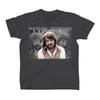 Men's Waylon Jennings Portrait T-shirt Charcoal