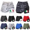 Italy Flag Camouflage Muay Thai Kick Boxing Shorts Men Women Unisex Casual Sportswear Double Layer Quick Dry Training Sport Gym Fitness Workout