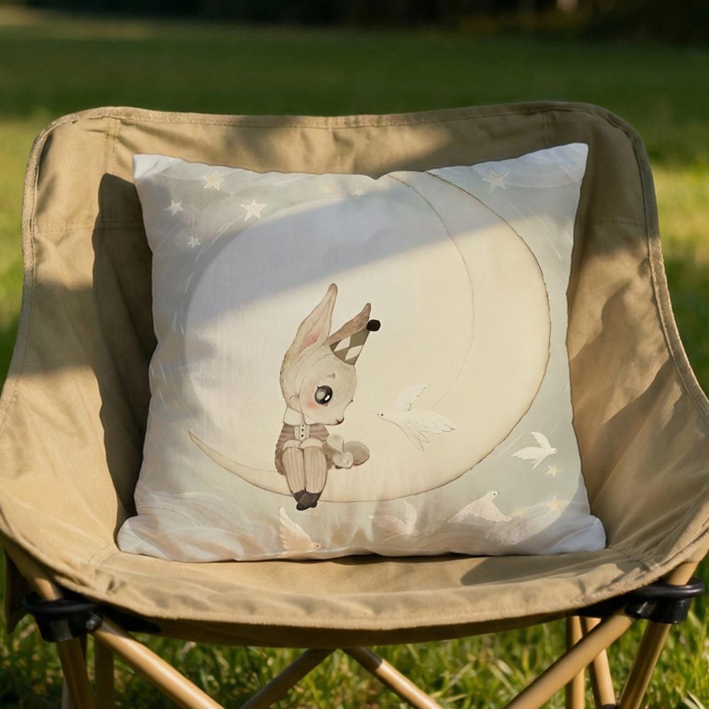 MMrs Mighetto Print Cushion Cover Soft Reversible Durable Pillow Cover MultiScene Use for Home Car Daily Comfort