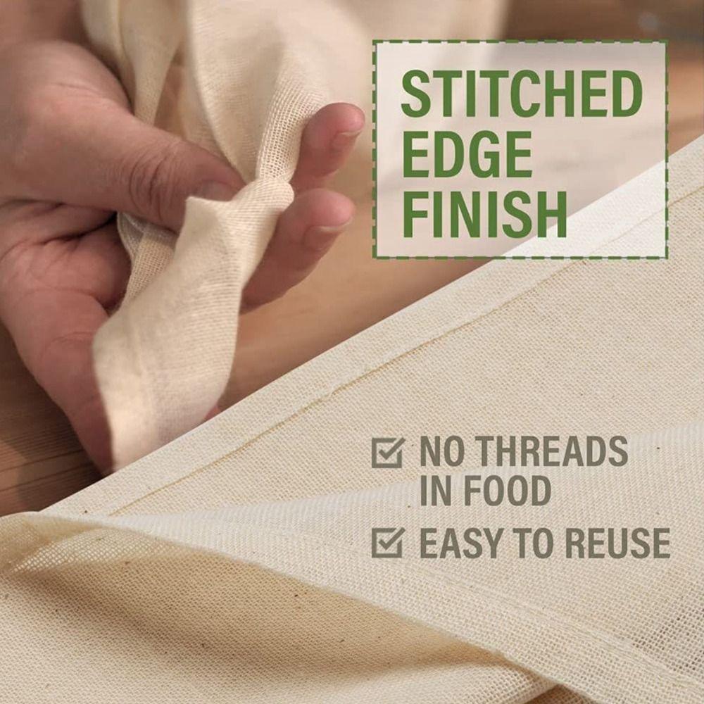 Новая многоразовая сумка-фильтр для процеживания, портативная марля для сыра, чая, йогурта, кофе, для холодного заваривания, для орехового молока