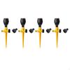 4 Pack Garden Sprinklers for Lawn Irrigation System