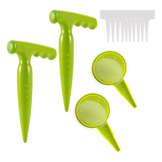 Sowing Dispenser Loose Soil 5 Gears Adjustable Non-Slip Sturdy Structure Hand Held Flower Plant Seeder Garden