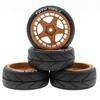 Remote Control Off Road Car Tires 66*46*26mm 4pcs Replacement for TAMIYA TT02 XV01 HSP 94123 HPI KYOSHO WLtoys 1 10