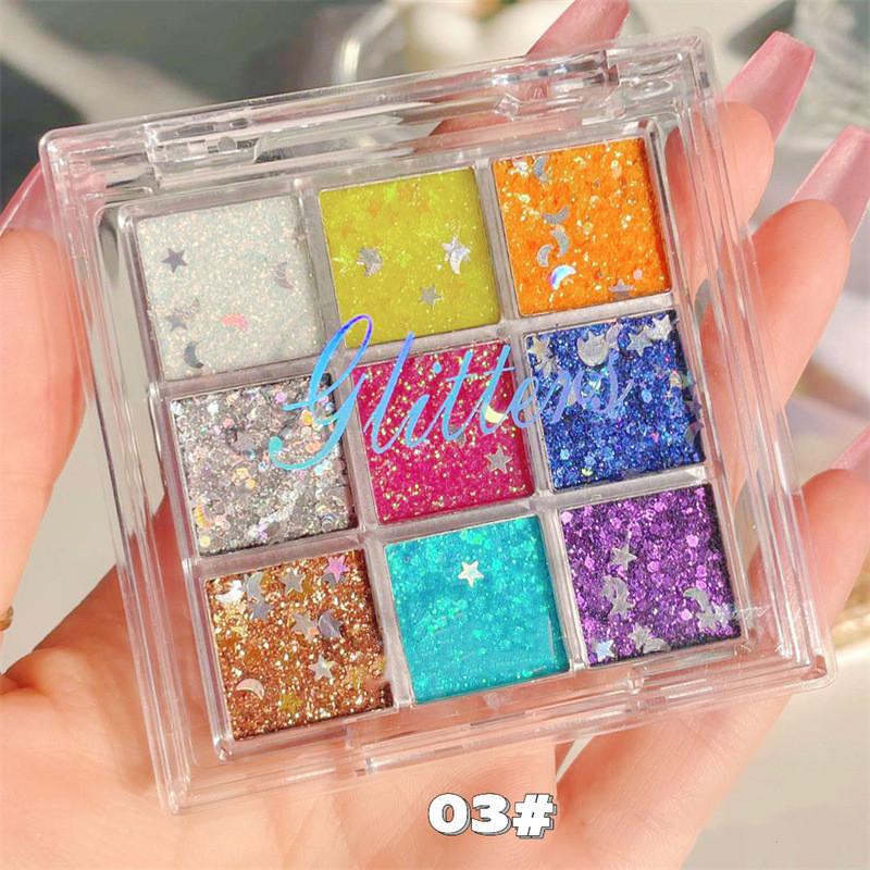 Палитра теней для век 4/7/9 цветов, матовый блеск для макияжа глаз, алмазное мерцание, блестки, жемчужно-водостойкие, стойкие тени для век, блестящий макияж