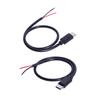 Кабель питания USB C - Bare Wire 30CM 20AWG Pigtail Line для зарядки устройств USB Type C, таких как телефоны, планшеты и многое другое