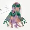 Winter New Couple's Colorful Checkered Scarf for Women's Winter Warmth Thick Mohair Long Scarf Shawl