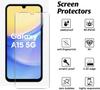 Для Samsung Galaxy A15 4G/5G Чехол из ТПУ Защита от царапин на телефон+2 шт. 2.5D Изогнутая Закаленная Стеклянная Пленка