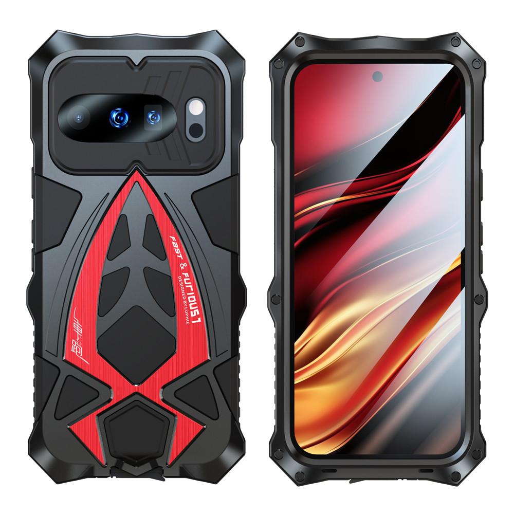 Full Shockproof Armor Metal Phone Case For Google Pixel 10 Pro Glass Film Protection Phone Cover For Google Pixel 9 Pro Funda
