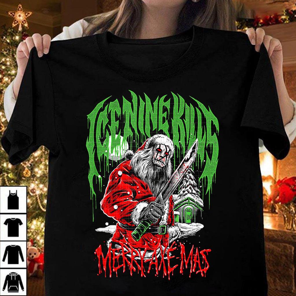 Unisex shirt Cotton Oversize Large Size Ice Nine Kills Merry Axe