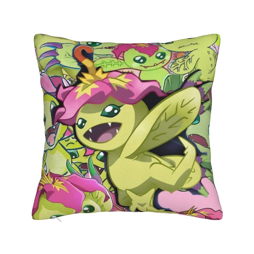 Digimons Cartoon Square Pillow Case Cushion Covers Fashion Polyester Decor Pillowcase For Home 40X40Cm