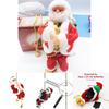 Unique Santa Claus Electric Climbing Doll With Cheerful Music For Holiday Decor