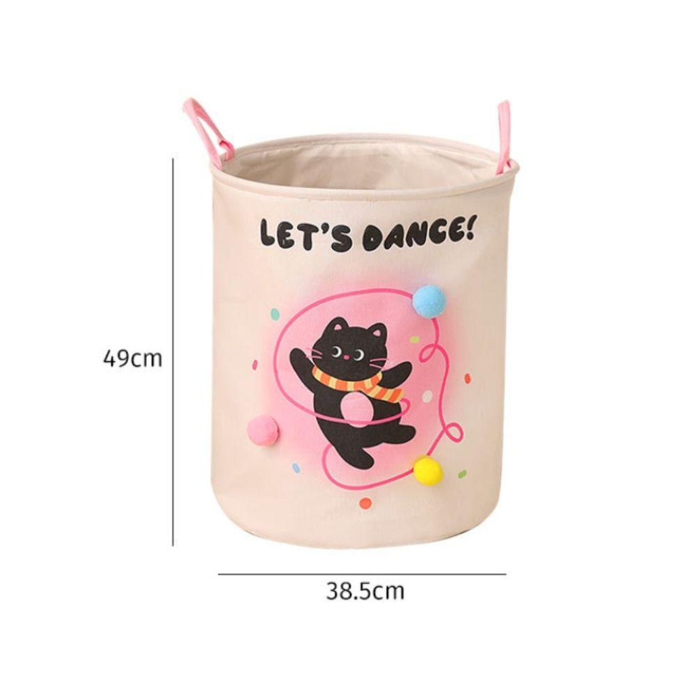 Foldable Toys Storage Basket Large Capacity Dirty Clothes Organizer Cute Laundry Basket  Household
